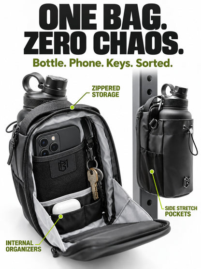 Magnetic Bottle Bag Sling Bag for Men and Women