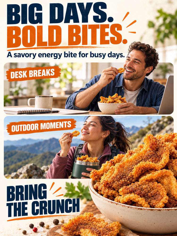 Premium Crispy Pork Chips - Supports HeartHealth Management & Blood Sugar Balance