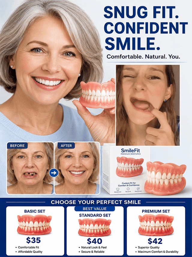 Comparable to real teeth, suitable for all mouths