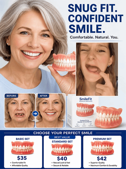 Comparable to real teeth, suitable for all mouths