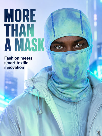 Temperature-sensing color-changing mask