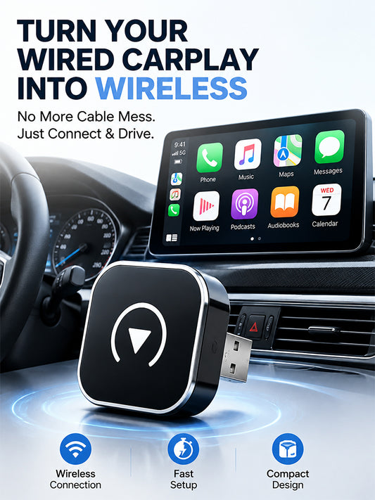 Wireless CarPlay and Android Auto Adapter