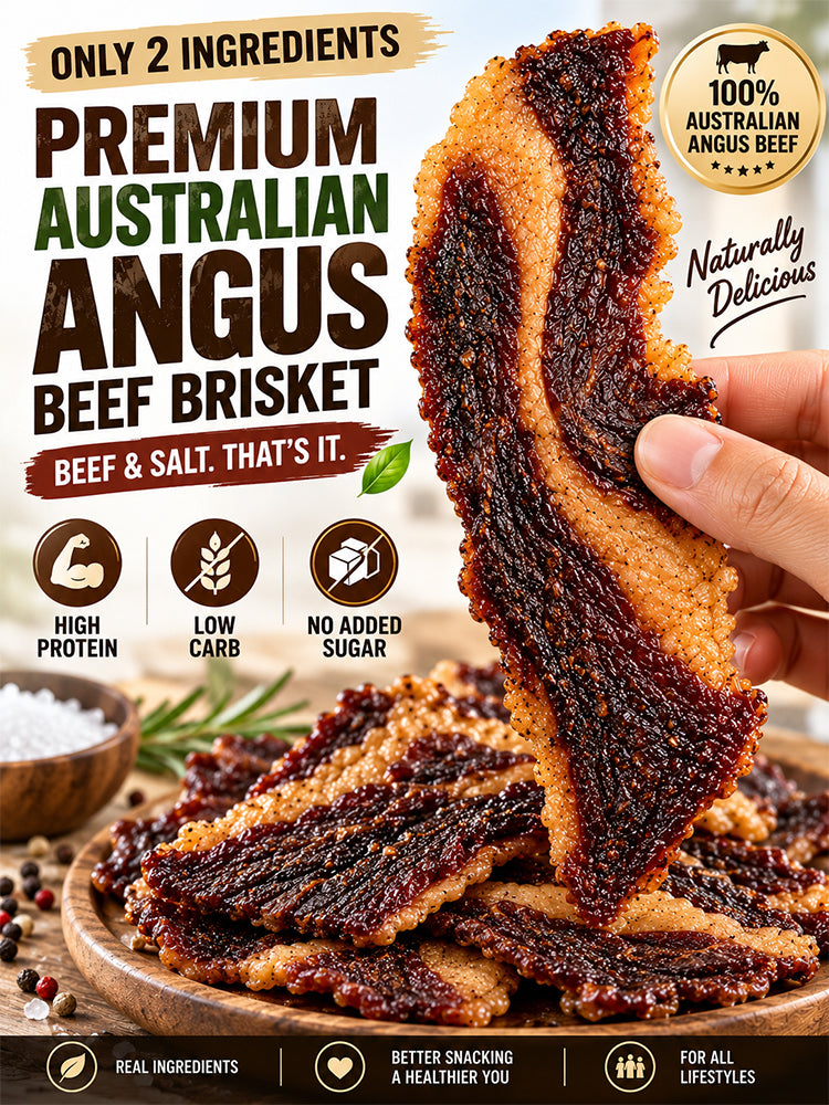 🥩 100% Australian Grass-Fed Angus Beef Brisket Treats！