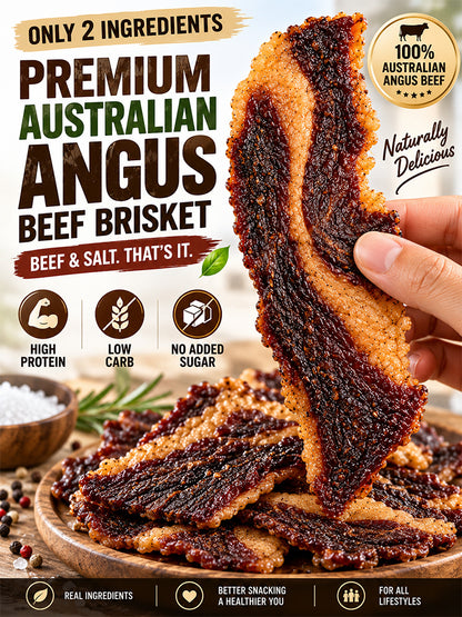 🥩 100% Australian Grass-Fed Angus Beef Brisket Treats！