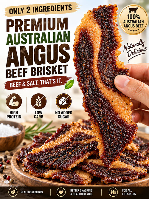 🥩 100% Australian Grass-Fed Angus Beef Brisket Treats！