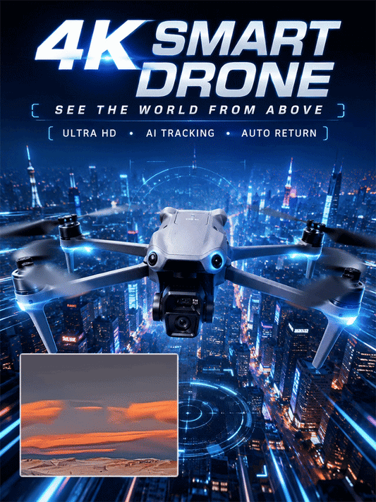 High-definition dual-camera aerial photography drone