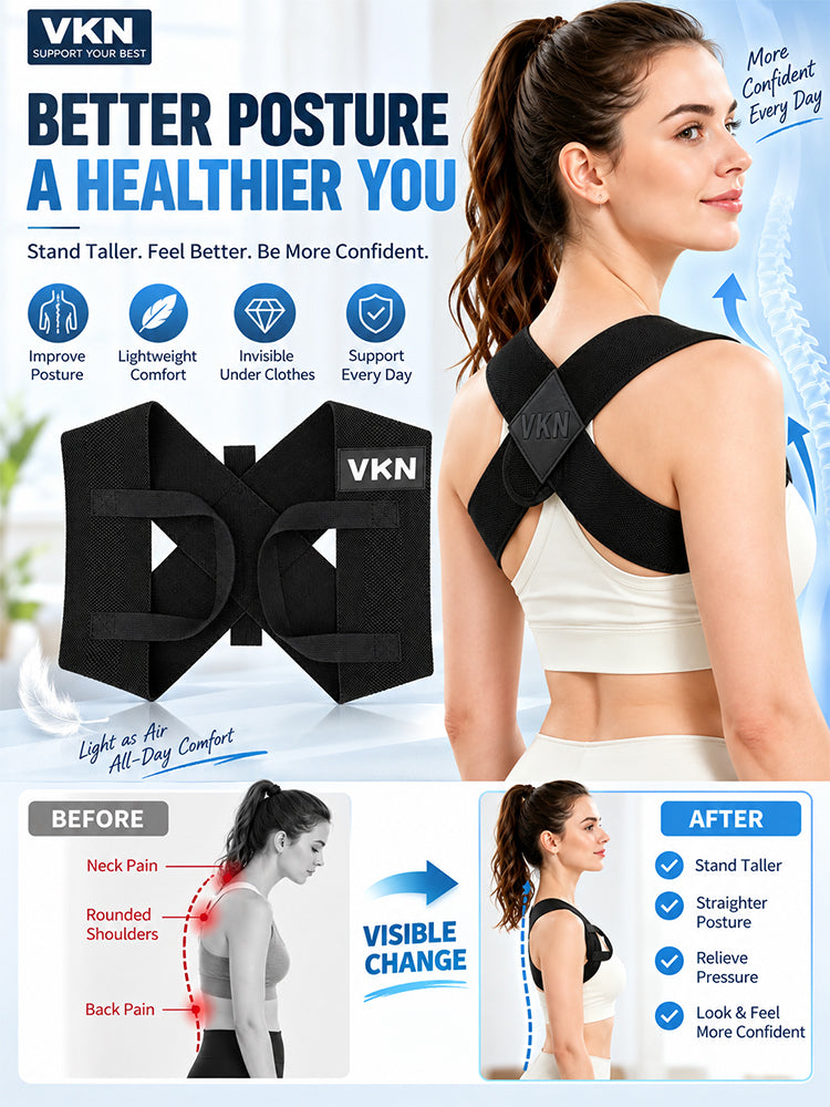 Posture correction belt—for a more confident physique.