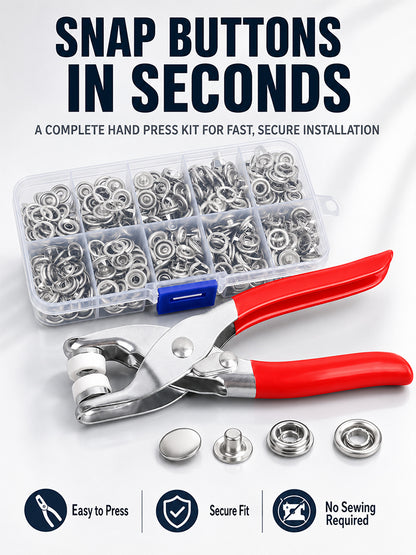 Snap-on no-drill fastener