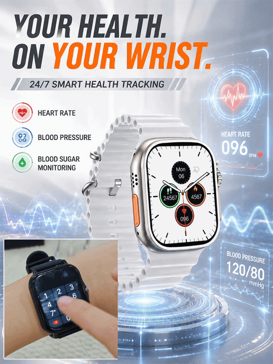 New smartwatch for blood pressure, oxygen level monitoring and exercise tracking