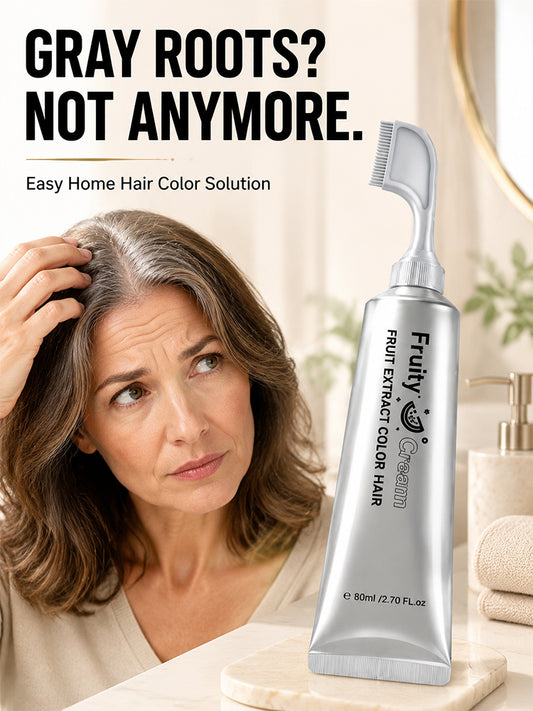 It can change color and the new version comes with a comb. Hair dye