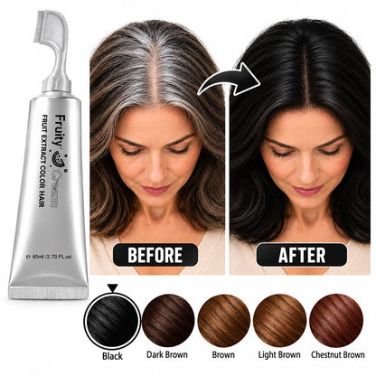 Hair dye-It can change color and the new version comes with a comb.