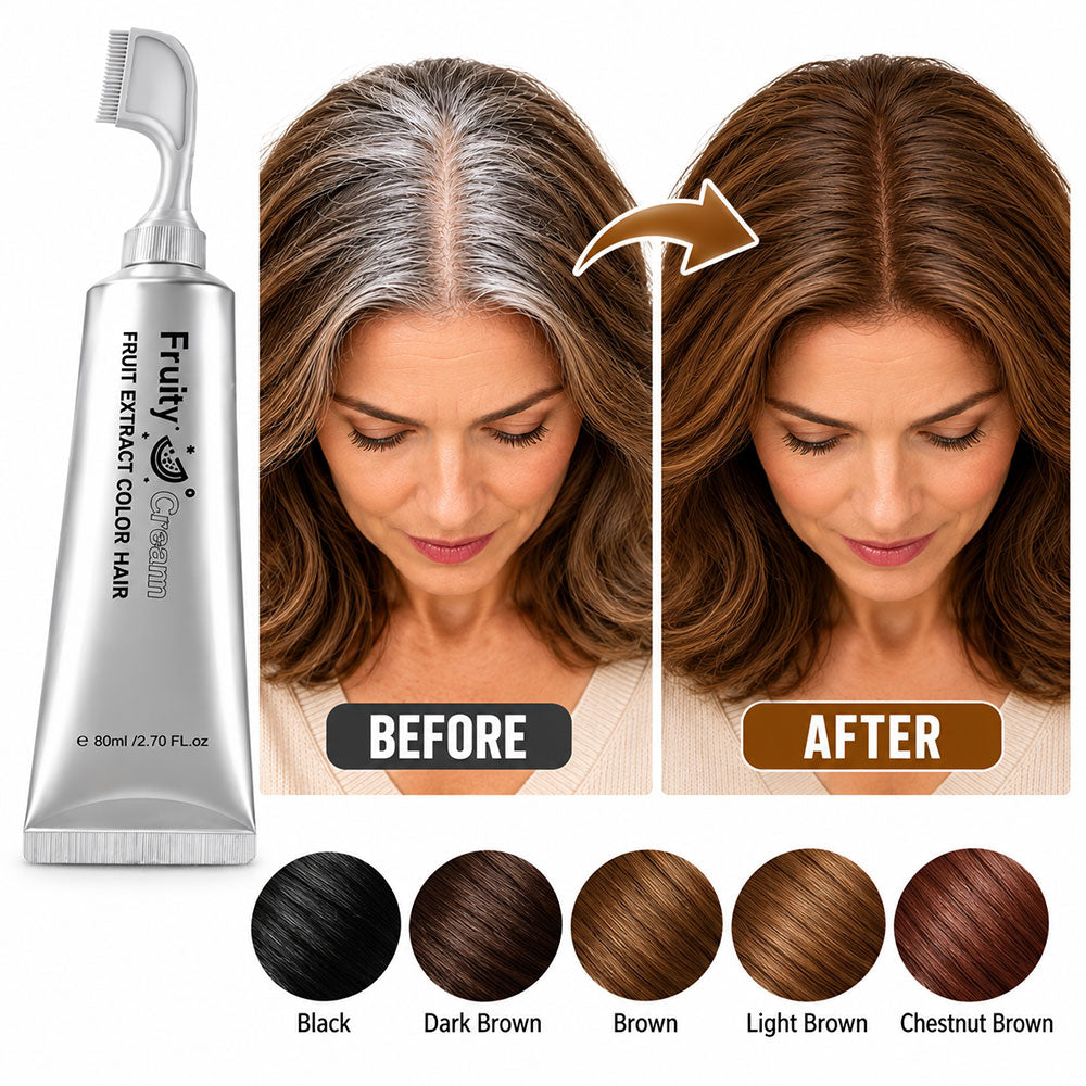 Hair dye-It can change color and the new version comes with a comb.