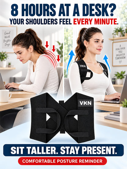 Posture correction belt—for a more confident physique.