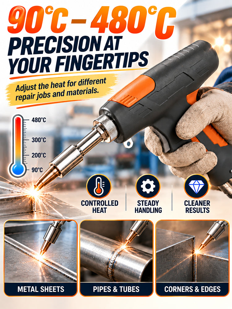 German Technology 5-in-1 Laser Welding Gun (Patented by German Engineers)