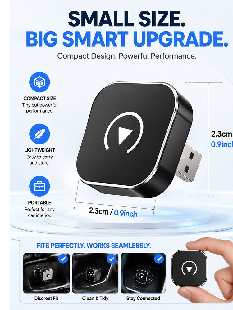 Wireless CarPlay and Android Auto Adapter