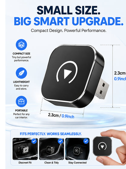 Wireless CarPlay and Android Auto Adapter