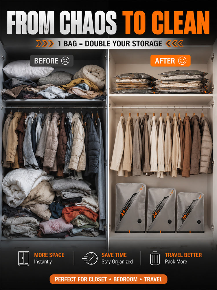 2026 New Model Travel Vacuum Storage Bag