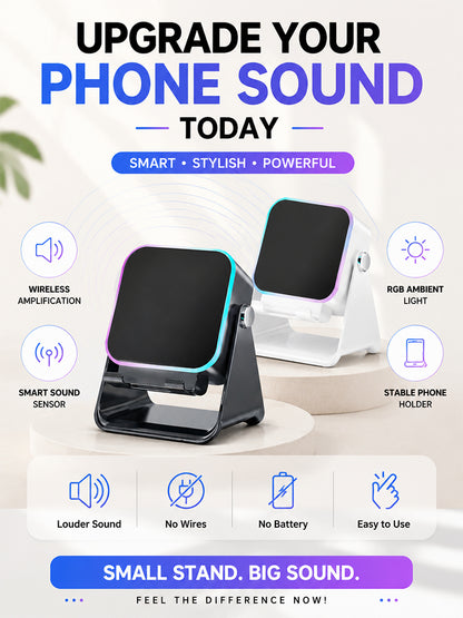 Induction Speaker Stand for Smartphones