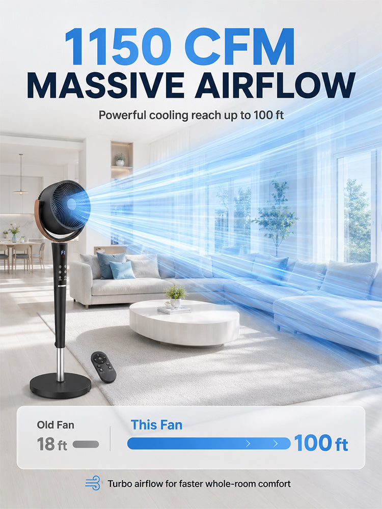 Boosted continuously variable speed refrigeration fan