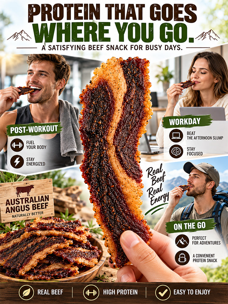 🥩 100% Australian Grass-Fed Angus Beef Brisket Treats！
