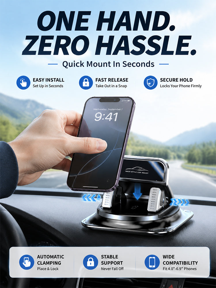 Anti-slip and convenient mobile phone holder