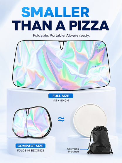 Car front windshield sunshade and sunshade umbrella