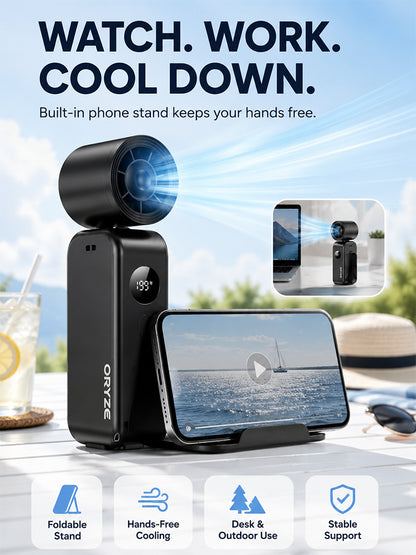 Handheld high-speed booster fan