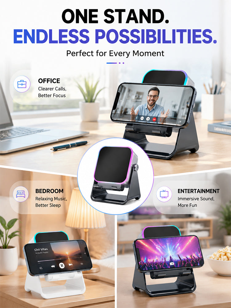 Induction Speaker Stand for Smartphones