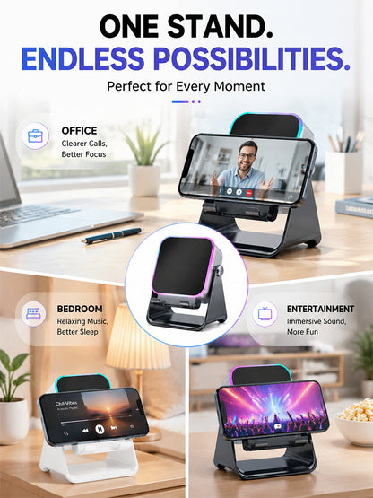 Induction Speaker Stand for Smartphones