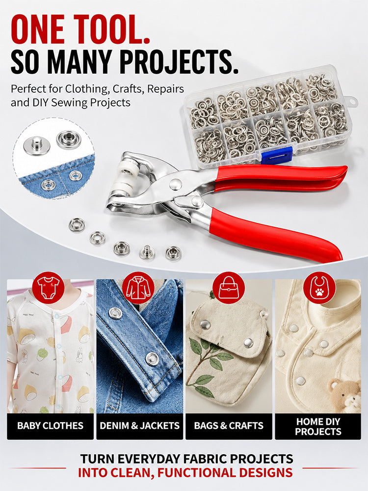 Snap-on no-drill fastener