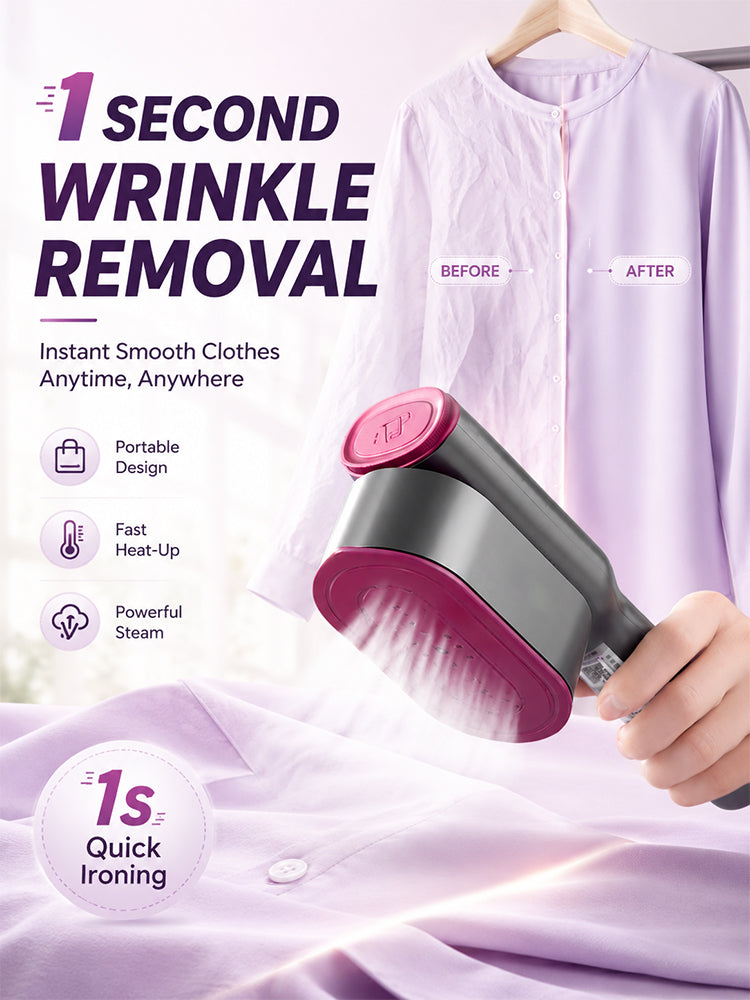 Portable steam iron
