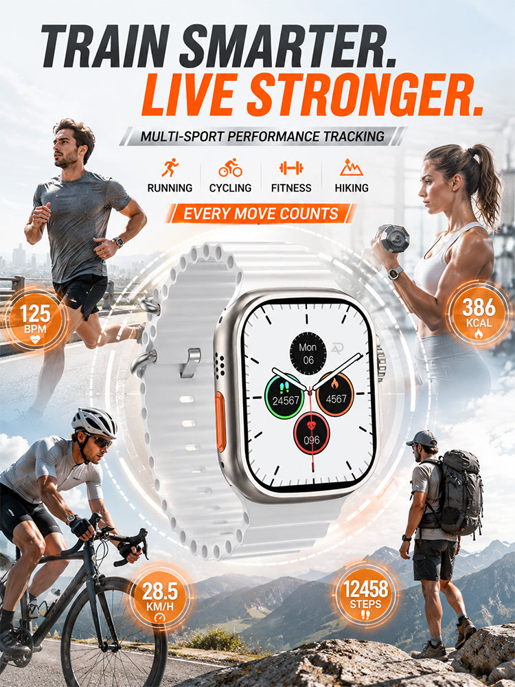 New smartwatch for blood pressure, oxygen level monitoring and exercise tracking