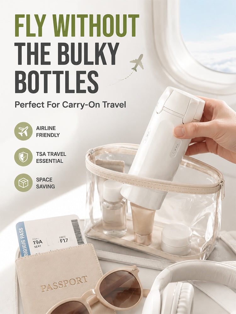 4-in-1 Skin Care Product Travel Compact Bottle