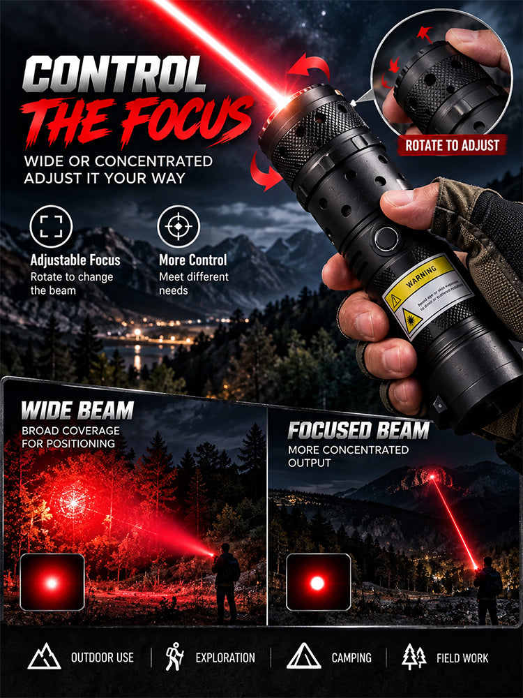 2026 New Design 120W 900-1100NM Powerful IR Laser Pointer