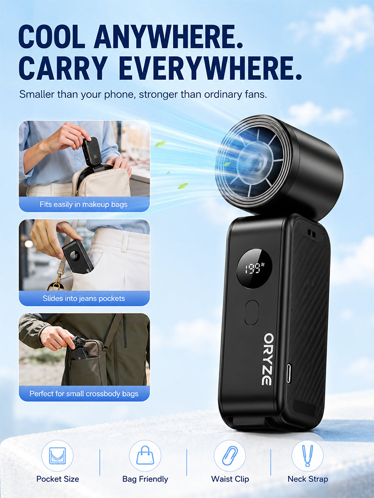 Handheld high-speed booster fan