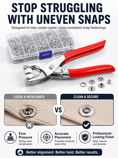 Snap-on no-drill fastener