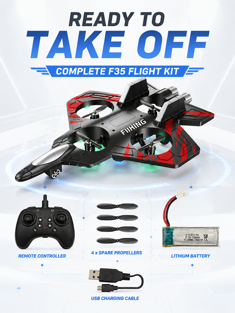 1:300 F35 Remote-controlled High-definition Aerial Photography Drone