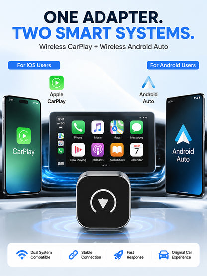 Wireless CarPlay and Android Auto Adapter