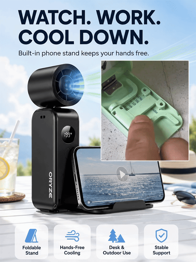 Handheld high-speed booster fan