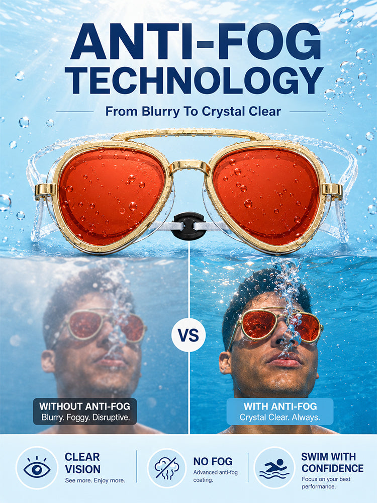 Color-changing diving sunglasses