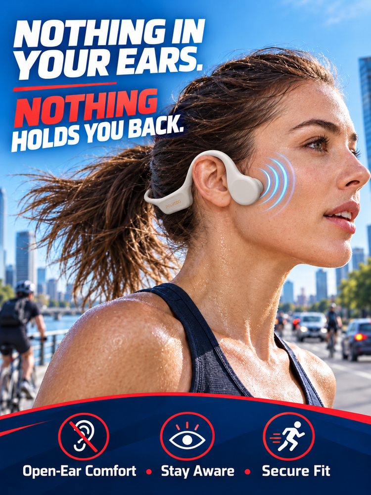 Wireless bone conduction headphones🎧