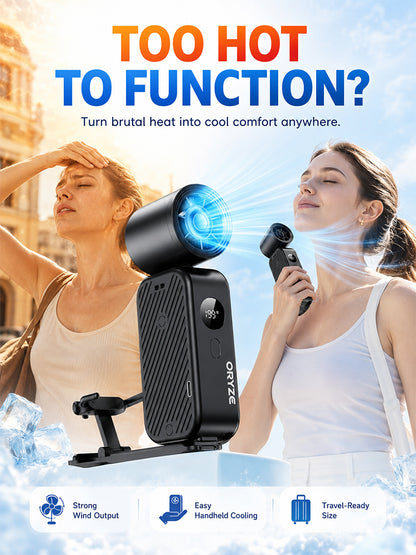 Handheld high-speed booster fan