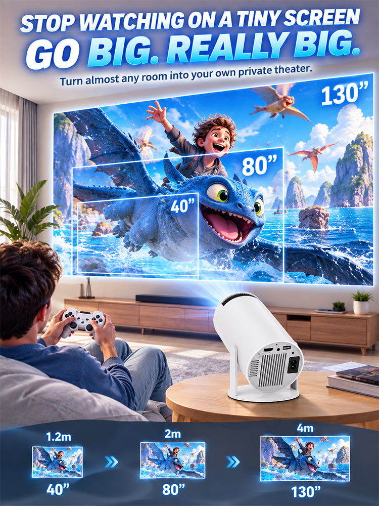 VISTA Pro™ 4K HD Smart Projector