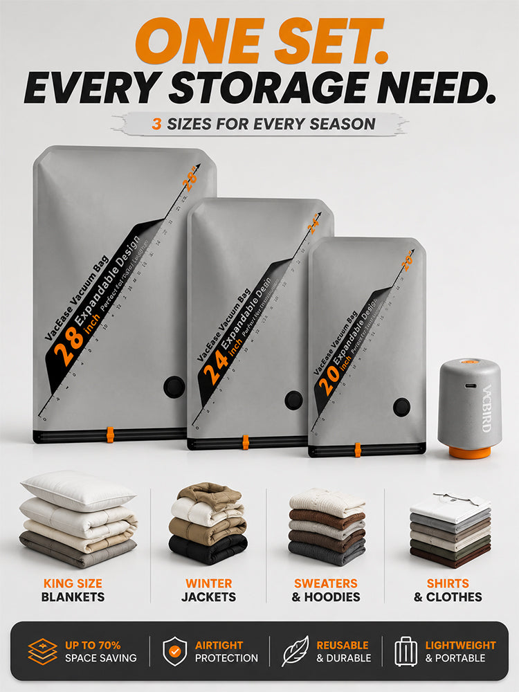 2026 New Model Travel Vacuum Storage Bag