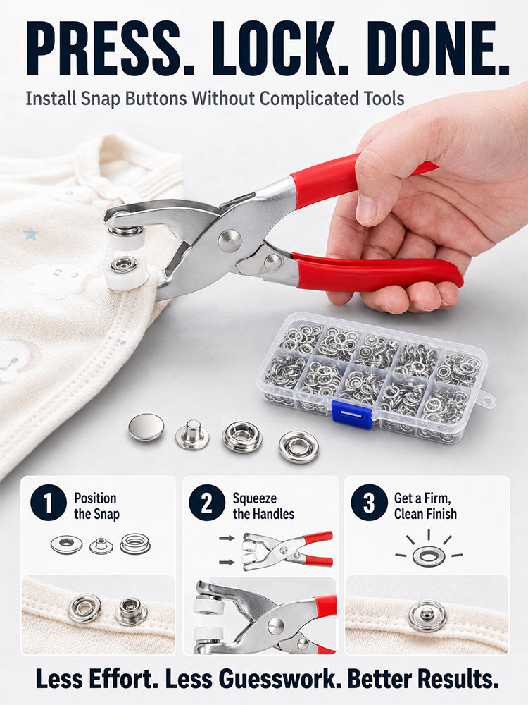 Snap-on no-drill fastener