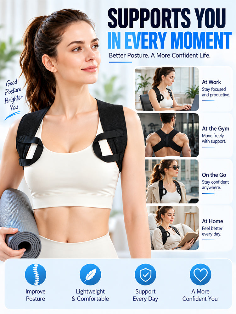 Posture correction belt—for a more confident physique.